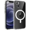 Image de Coque pour iPhone 14 PLUS - Silicone Transparent avec Cercle magnétique intégré Phonillico®