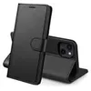 Image de Coque pour iPhone 14 PLUS - Portefeuille Noir Rabat Clapet Aimanté Rangement Cartes Phonillico®