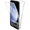 Image de Coque pour Samsung Galaxy S23 FE - Housse Etui 360 Intégrale Transparent 2 Parties Avant Arrière Emboitable Phonillico®