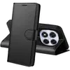 Image de Coque pour Xiaomi Poco X7 5G - Portefeuille Noir Rabat Clapet Aimanté Rangement Cartes Phonillico®