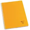 Image de Cahier spirales Clairefontaine Linicolor - A4 21 x 297 cm - petits carreaux - 180 pages - Lot de 5 - Assorties