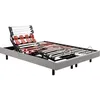 Image de Epeda Sommier Electrique 2 X 80 X 200 Escapade Relax 1620d Gris Clair