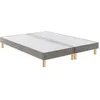 Image de Bultex Sommier 2 X 80 X 200 Vitality Medium Chenillé Grege Duo 1620 (160x200)