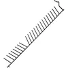 Image de Tige rabattable panier infÃ©rieur Lave-vaisselle (00668360 668360 BOSCH SIEMENS)