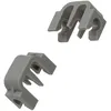 Image de Clips fixation panier (X2) Lave-vaisselle (00167291 BOSCH SIEMENS NEFF GAGGENAU CONSTRUCTA BALAY WHIRLPOOL JUNKER BAUKNECHT ARISTON HOTPOINT AIRLUX VIVA GORENJE SMEG)