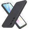 Image de Coque Pour Samsung Galaxy A05S 4G Silicone Noir + 2 Verres Trempes Little Boutik©