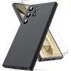Image de Coque Pour Samsung Galaxy S24 Ultra Silicone Noir + 2 Verres Trempes Little Boutik©