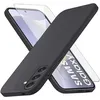 Image de Coque Pour Samsung Galaxy S24 Plus Silicone Noir + Verre Trempe Little Boutik©