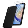 Image de Coque Pour Samsung Galaxy A35 5G Silicone Noir + 2 Verres Trempes Little Boutik©