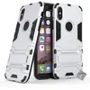 Image de Housse etui coque rigide anti choc pour Apple iPhone X + film ecran - ARGENT - htdmobiles