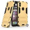 Image de Housse etui coque rigide anti choc pour Apple iPhone X + film ecran - OR - htdmobiles