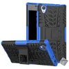 Image de Housse etui coque rigide anti choc pour Sony Xperia L1 + verre trempe - BLEU - htdmobiles