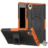 Image de Housse etui coque rigide anti choc pour Sony Xperia L1 + verre trempe - ORANGE - htdmobiles