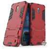 Image de Housse etui coque rigide anti choc pour Nokia 2 + verre trempe - ROUGE - htdmobiles