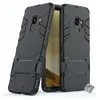 Image de Housse etui coque rigide anti choc pour Samsung Galaxy S9 + verre trempe - NOIR - htdmobiles