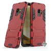 Image de Housse etui coque rigide anti choc pour Samsung Galaxy S9 + verre trempe - ROUGE - htdmobiles