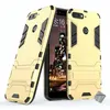Image de Housse etui coque rigide anti choc pour Huawei Honor 7A + verre trempe - OR - htdmobiles