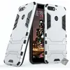 Image de Housse etui coque rigide anti choc pour Huawei Y6 (2018) + verre trempe - ARGENT - htdmobiles