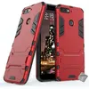 Image de Housse etui coque rigide anti choc pour Huawei Y6 (2018) + verre trempe - ROUGE - htdmobiles