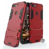 Image de Housse etui coque rigide anti choc pour Huawei Y7 (2018) + film ecran - ROUGE - htdmobiles