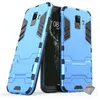 Image de Housse etui coque rigide anti choc pour Samsung A6+ Plus (2018) + verre trempe - BLEU CLAIR - htdmobiles