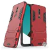 Image de Housse etui coque rigide anti choc pour OnePlus 6 + film ecran - ROUGE - htdmobiles