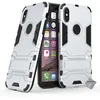 Image de Housse etui coque rigide anti choc pour Apple iPhone XS + film ecran - ARGENT - htdmobiles