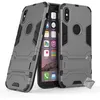 Image de Housse etui coque rigide anti choc pour Apple iPhone XS + verre trempe - GRIS - htdmobiles