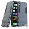 Image de Housse etui coque rigide anti choc pour Apple iPhone XS Max + film ecran - BLEU FONCE - htdmobiles