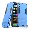 Image de Housse etui coque rigide anti choc pour Apple iPhone XS Max + verre trempe - BLEU CLAIR - htdmobiles