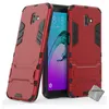 Image de Housse etui coque rigide anti choc pour Samsung Galaxy J6+ Plus (2018) + verre trempe - ROUGE - htdmobiles