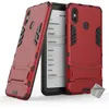 Image de Housse etui coque rigide anti choc pour Xiaomi Mi Max 3 + film ecran - ROUGE - htdmobiles