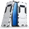 Image de Housse etui coque rigide anti choc pour Samsung Galaxy S10 + verre trempe - ARGENT - htdmobiles