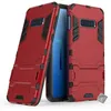 Image de Housse etui coque rigide anti choc pour Samsung Galaxy S10e + verre trempe - ROUGE - htdmobiles