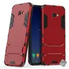 Image de Housse etui coque rigide anti choc pour Samsung Galaxy J4+ Plus (2018) + verre trempe - ROUGE - htdmobiles