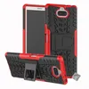 Image de Housse etui coque rigide anti choc pour Sony Xperia 10 + film ecran - ROUGE - htdmobiles