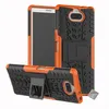 Image de Housse etui coque rigide anti choc pour Sony Xperia 10 + verre trempe - ORANGE - htdmobiles