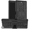 Image de Housse etui coque rigide anti choc pour Sony Xperia 10 Plus + verre trempe - NOIR - htdmobiles