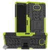 Image de Housse etui coque rigide anti choc pour Sony Xperia 10 Plus + verre trempe - VERT - htdmobiles