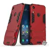 Image de Housse etui coque rigide anti choc pour Huawei Y6 (2019) + verre trempe - ROUGE - htdmobiles