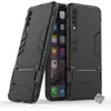 Image de Housse etui coque rigide anti choc pour Samsung Galaxy A50 + verre trempe - NOIR - htdmobiles