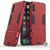 Image de Housse etui coque rigide anti choc pour Samsung Galaxy A50 + verre trempe - ROUGE - htdmobiles