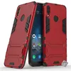Image de Housse etui coque rigide anti choc pour Huawei Y7 (2019) + verre trempe - ROUGE - htdmobiles