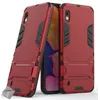 Image de Housse etui coque rigide anti choc pour Samsung Galaxy A10 + verre trempe - ROUGE - htdmobiles