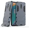 Image de Housse etui coque rigide anti choc pour OnePlus 7 + verre trempe - BLEU FONCE - htdmobiles