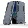 Image de Housse etui coque rigide anti choc pour Huawei Y5 (2019) + verre trempe - BLEU FONCE - htdmobiles
