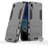 Image de Housse etui coque rigide anti choc pour Huawei Y5 (2019) + verre trempe - GRIS - htdmobiles