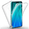Image de Housse etui coque silicone 360 integrale Xiaomi Redmi Note 8 Pro + verre trempe - TRANSPARENT - htdmobiles