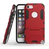 Image de Housse etui coque rigide anti choc pour Apple iPhone SE (2020) + film ecran - ROUGE - htdmobiles