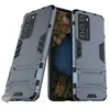 Image de Housse etui coque rigide anti choc pour Huawei P40 Pro + verre trempe - BLEU FONCE - htdmobiles